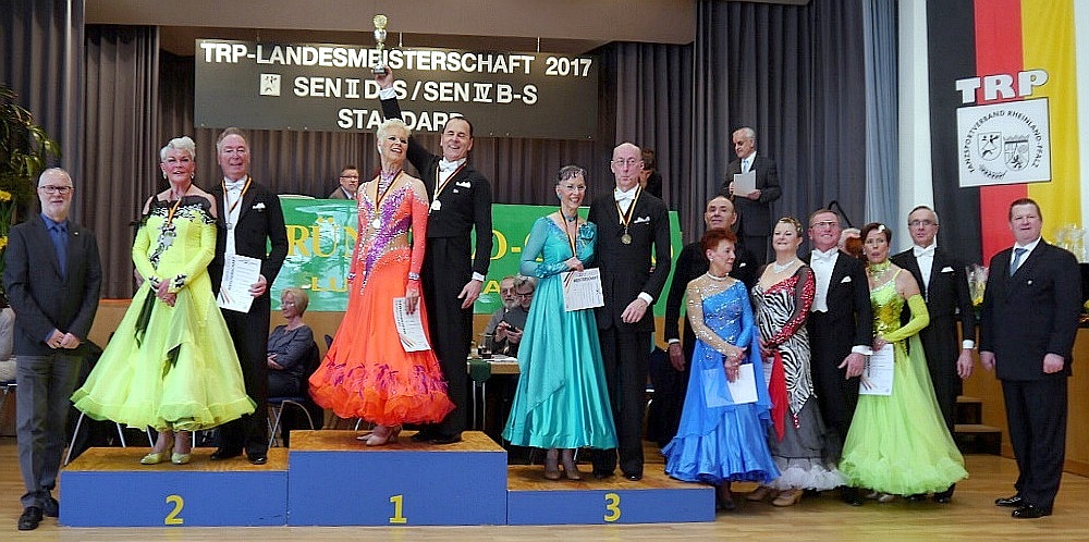 Landesmeisterschaften Standard 2017 beim TSC GGC Ludwigshafen: Senioren IV S